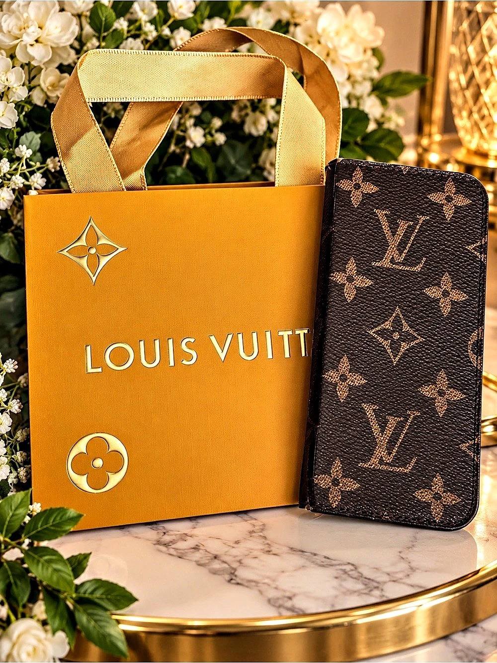 REHAB Louis Vuitton Monogram Folio Phone Case